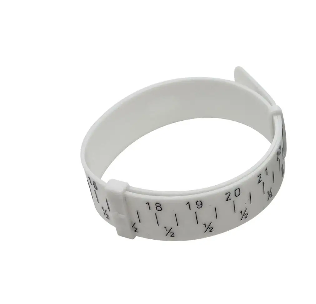 

1pcs Plastic Bangle Sizer Gauge Adjustable Wrist Bracelet Size Measure for Diy Jewelry Making Tools Equipment Length 15-25cm