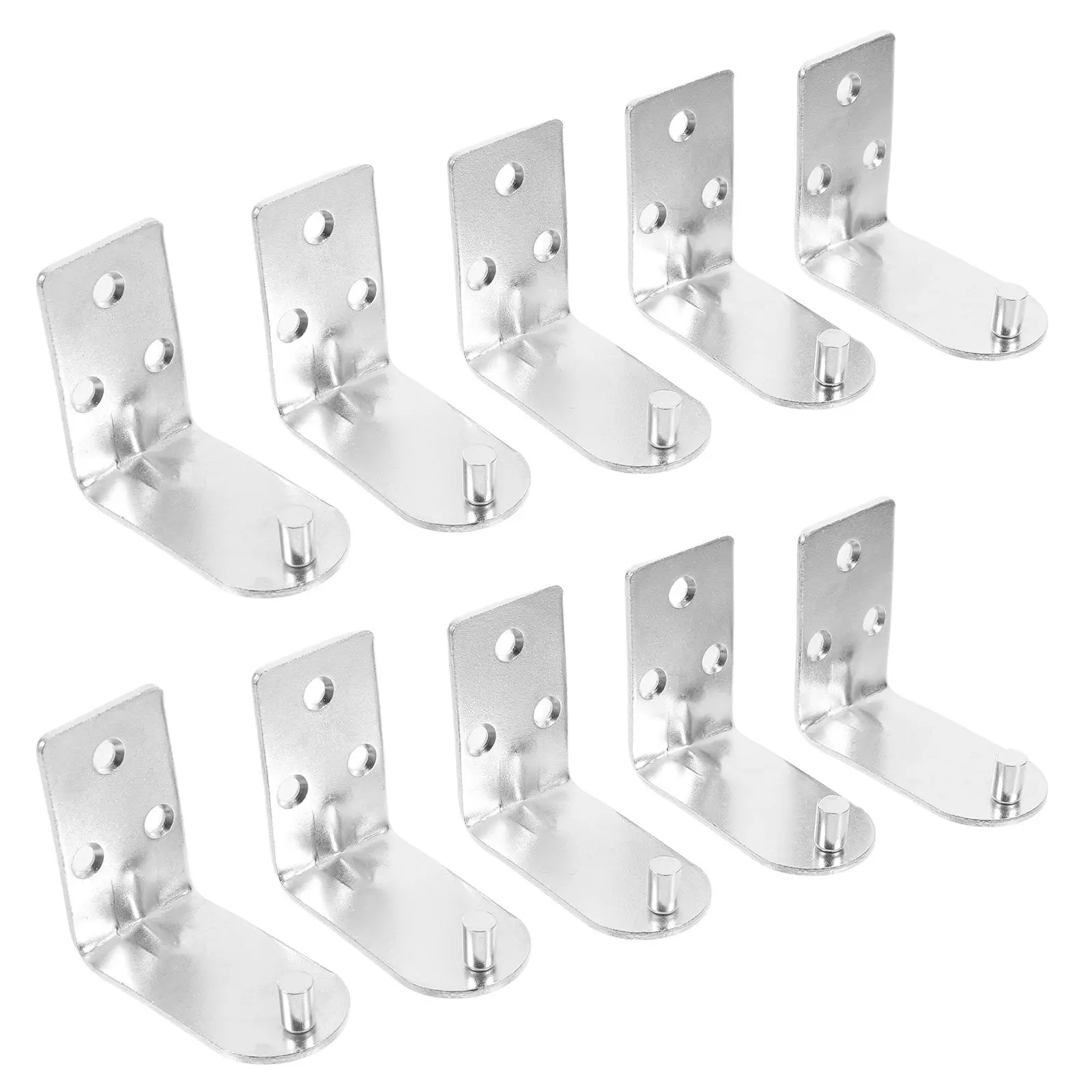 10 Pcs Extinguisher Hook Adjustable Metal Mount L Bracket Compact Design Fire Extinguisher Mount Rack Holder