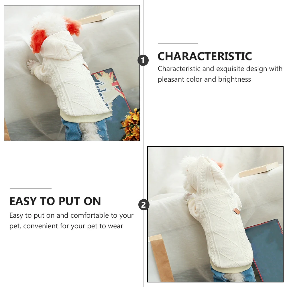 

Lovely Warm Winter Sweater For Dogs High Quality Clothes Cozy Comfortable Apparel Cute Knitted Costume Warm Pet Supplies Dog
