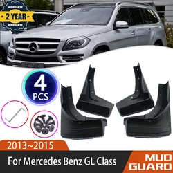 4 PCS Car Mudflaps for Mercedes Benz GL 450 350 Class X166 2013 2014 2015 Car Mud Guard Flaps Splash Flap Mudguards Accessories