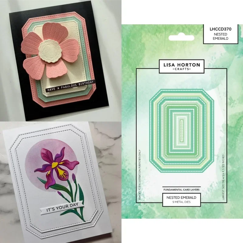 Onregelmatige achthoek is zeer mooi als achtergrond voor metaal snijden, frame stansen, 2026 nieuwe sjablonen, doe-het-zelf scrapbooking, papier maken