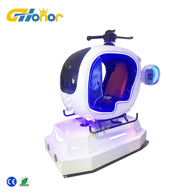 VR الصانع رمز ممر لعبة فيديو محاكاة هليكوبتر تسلية موضوع VR تحلق الطيران محاكاة قمرة القيادة VR لعبة آلة #4