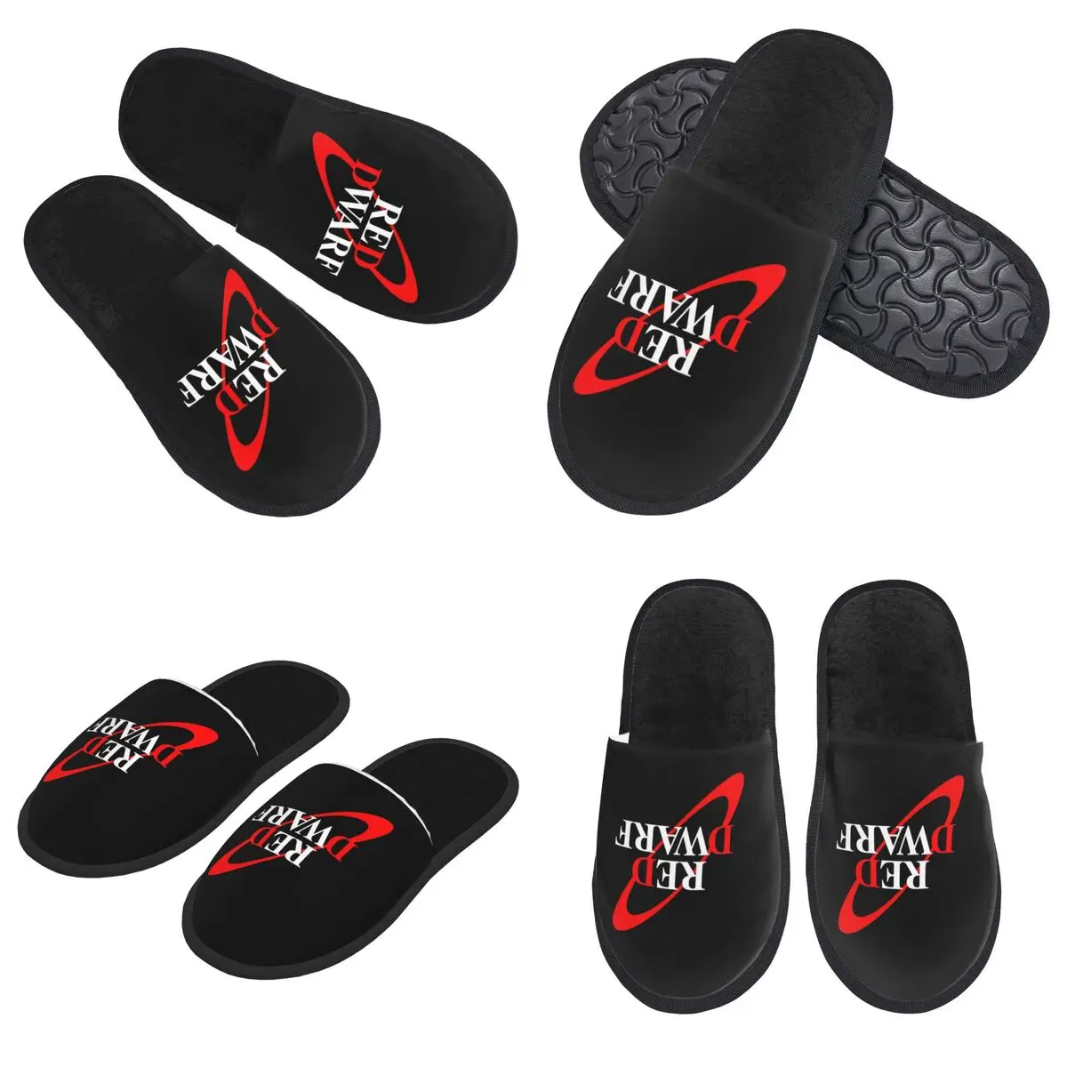 

Custom Red Dwarf Log Slippers Memory Foam Warm Soft Women House Slipper Bedroom Comfy Shoes