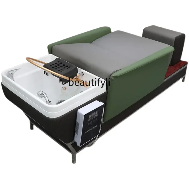 z1Shampoo Chair Fumigation Hair Care Constant Temperature Water Circulation Facial Bed Beauty Salon Hair Care Hall Flushing Bed