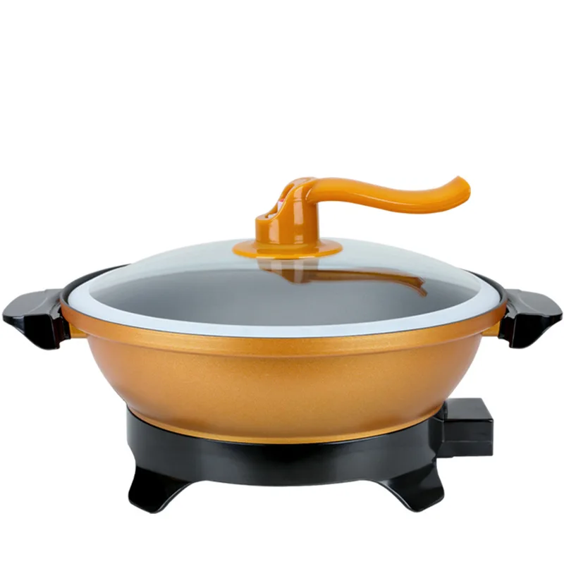 

Multifunctional electric heating pot household gold ingot electric wok hot porridge rice electric cooking vacuum
