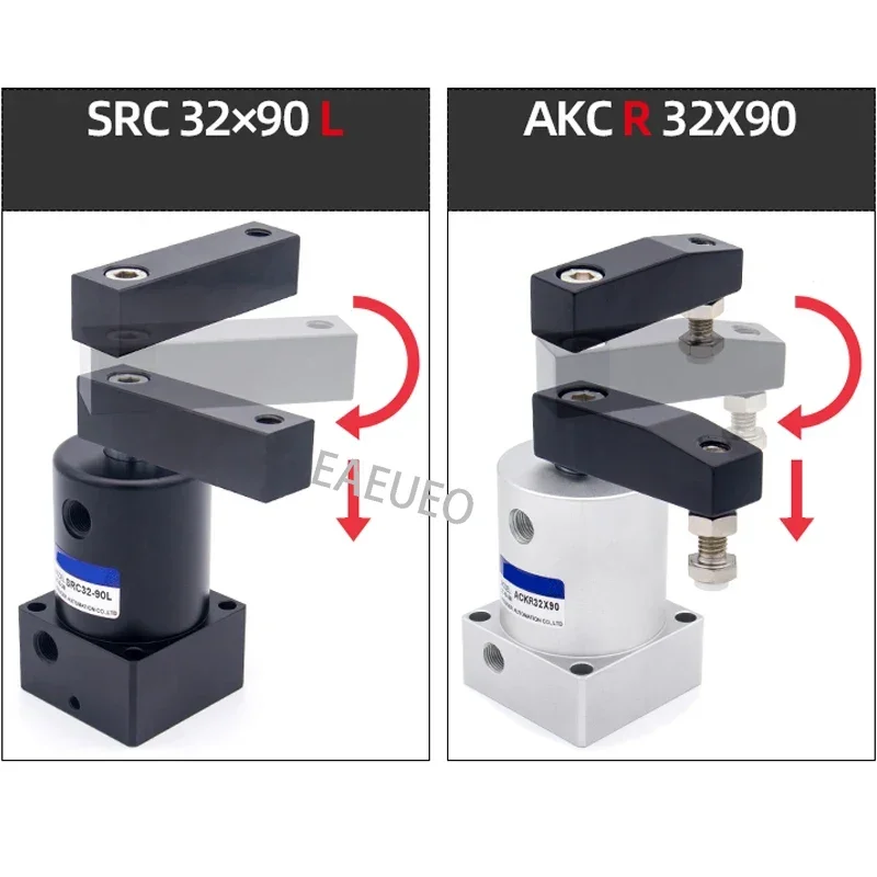 ACK SRC Pneumatic Rotary Clamping Air Cylinder ACK25 ACK32 ACK40 ACK50 ACK63 SRC25 SRC32SRC40 SRC50 SRC63