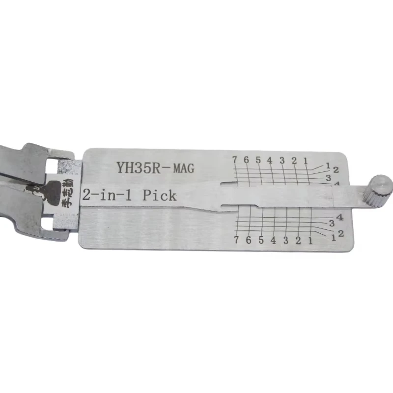 Original Lishi YH35R-MAG 2-in-1 Schlosserwerkzeug Schlossöffner & Decoder Flachfräser für Yamaha Motorradmodelle – Detail 2