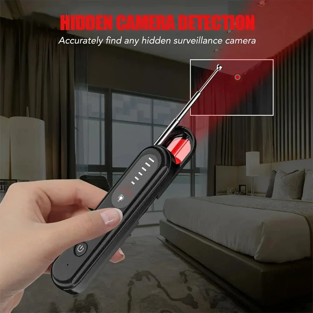 Hot T01 Camera Detectors Portable Pen Shape Anti Camera High Sensitivity Anti-recording Signal Detection RF Hotel Detector