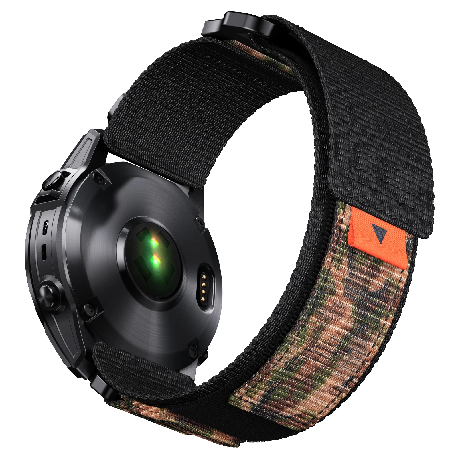 Imagem -05 - Pulseira de Nylon Camuflada para Garmin Pulseira de Liberação Rápida Pulseira de Relógio Substituível Pulseira Garmin 6pro Fenix 7x Xplus 22 26 Milímetros