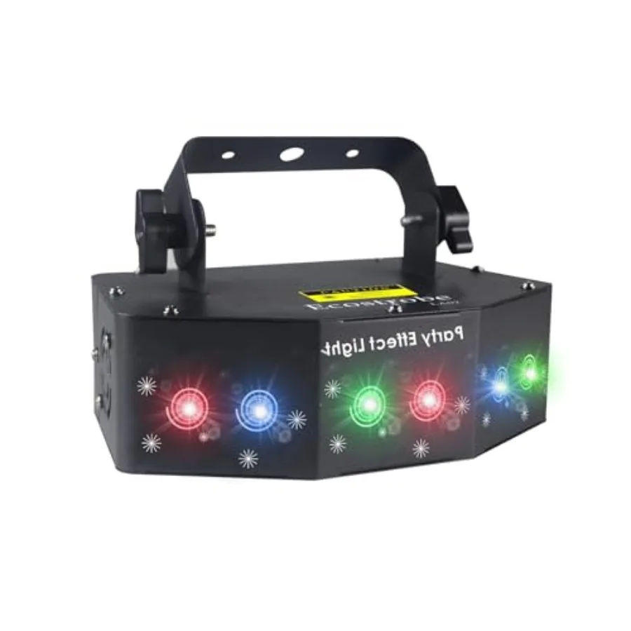 

Disco Party LightsDj Laser Lights RGB Sound Activated Master-Slave Scan Light Projector by DMX512 Ctrol Indoor Dance Pattern St
