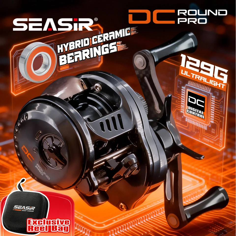 SEASIR DC ラウンドプロ ベイトキャスティングリール デジタル