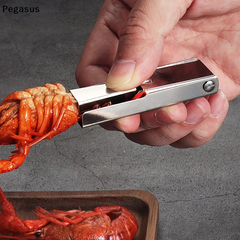 [S]2Pcs Crawfish Peeler Tool Steel Crawfish Peeler Tool,Crayfish Shelling Device Seafood Tool-Easily Peeling Shrimp Tails