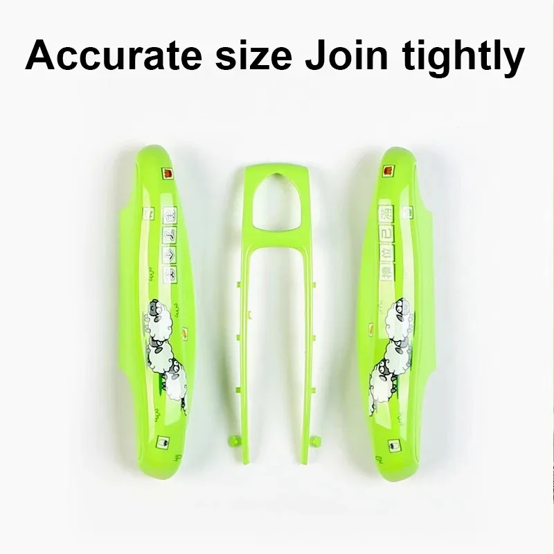 3-Piece Set Painted Car Key Cover Key Fob Shell Keycase For Porsche Macan Cayenne 718 Cayman 911 Panamera Boxster Taycan