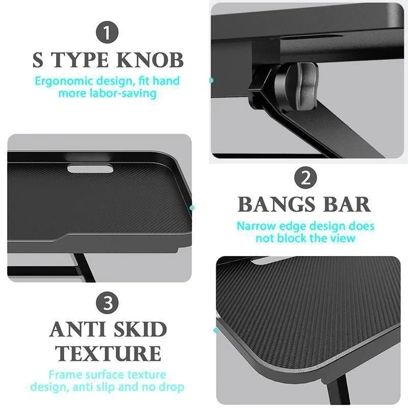Adjustable Foldable Desktop Stand for TV Screen Computer Monitor Router Set-Top Box Player Office Home Storage Shelf Organizer image 4
