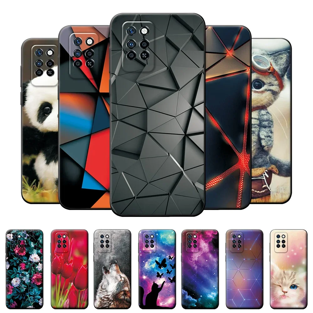 For Infinix Note 10 Pro NFC Case Silicone Back Cover Phone Case for Infinix Note 10 Pro Fashion Bumper Note10Pro NFC Funda Coque