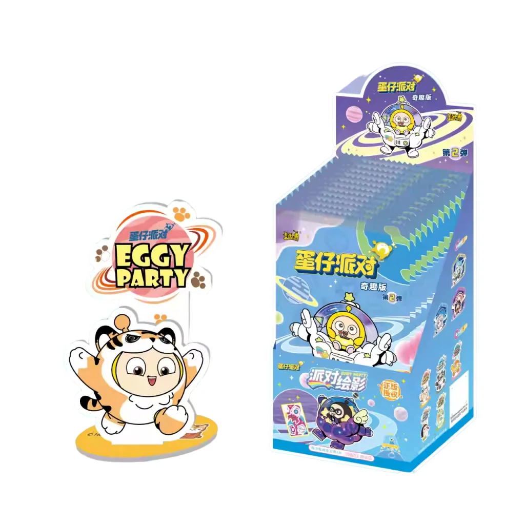 

Официальная подлинная KAYOU Eggy Party, акриловая тень, забавная версия, второе издание, коллекционная карта, аниме, периферийные игрушки, подарки