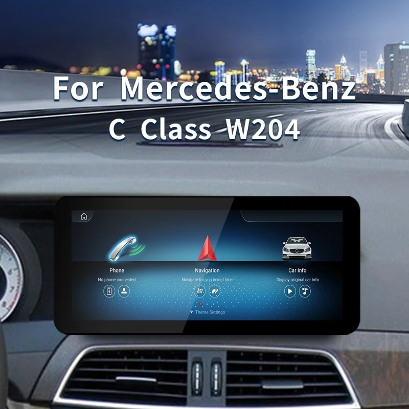Multimedia Player Navigation for Mercedes-Benz C-Class W204S204 2007-2010