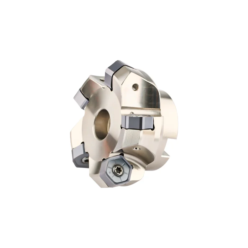 Imagem -04 - Fast Feed Face Milling Cutter Disco Dupla Face 12 Flautas Cnc Insert 63 mm Insert Hngx0906 Nc45hx0906 45 Graus