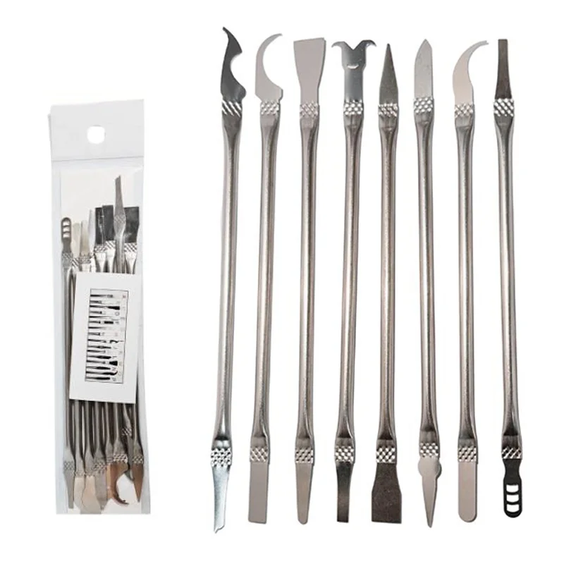 Kit de 3/8 piezas de removedor de pegamento para CPU IC, hojas ultra delgadas para desoldar chips en smartphones y laptops