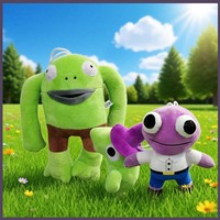 Smiling Friends Mr. Frog Stuffed Toy (25cm) - Adorable Plushie Gift for Children, Perfect Birthday & Christmas Present