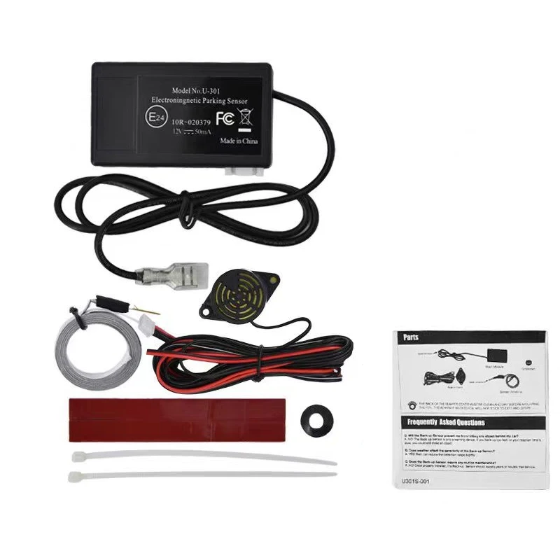 12V Car Reversing Radar Sensor Safety Anti-collision Electromagnetic Car Alarm System  Suitable For Cars And Trucks