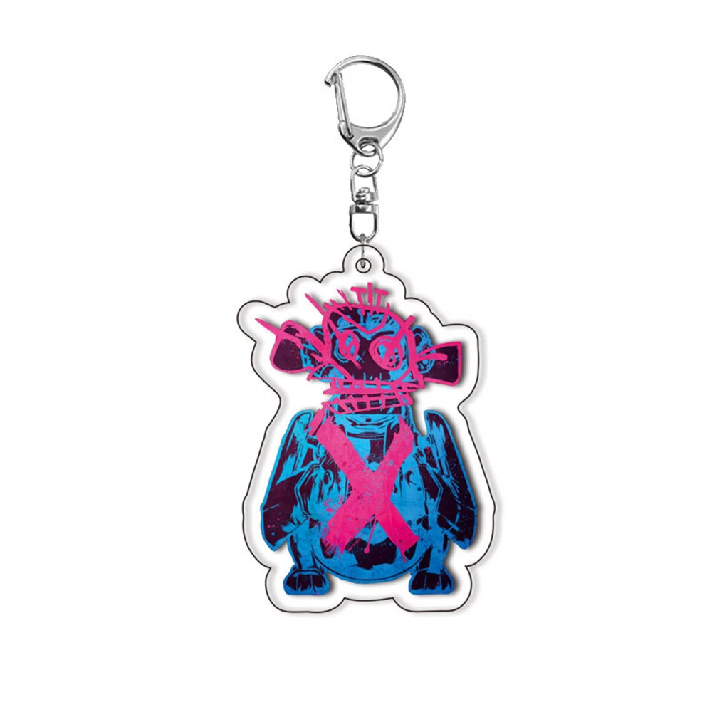 Game LOL Cosplay COSTUME Acrylic Key Chains Keyring Prop Xmas Gift