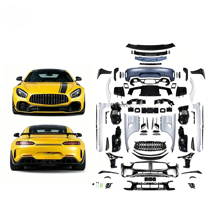 Reliable Dry Carbon Fiber PP Wide Body Kit Bumper Exterior Sport Style Universal Fit Car Auto Guard
