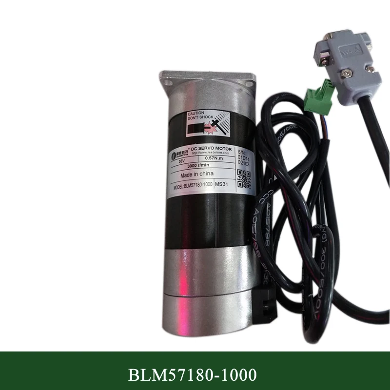 

Leadshine Brushless 180w Servo Motor BLM57180-1000 36VDC 0.57N.m 3000 rpm Servo Motor