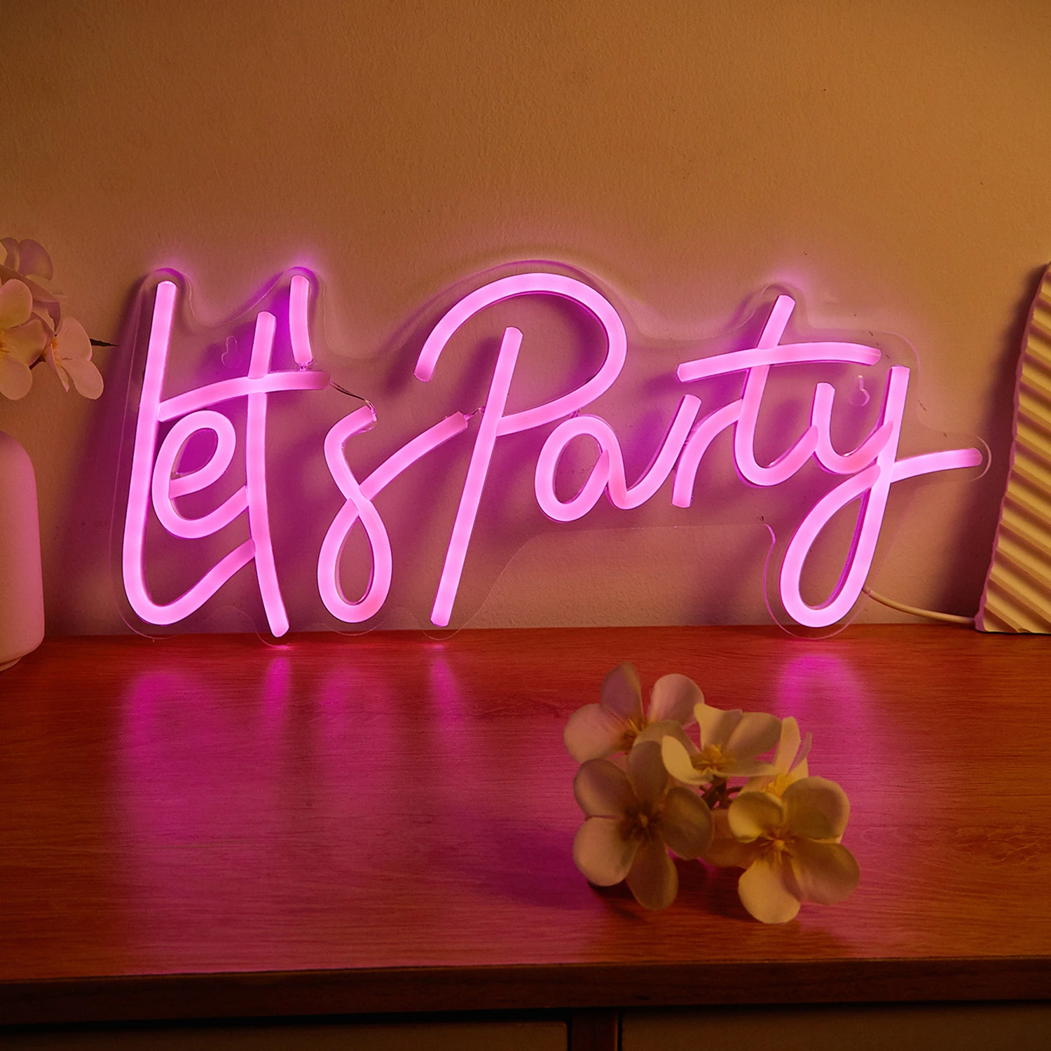 Add Excitement to Any Room with this Stunning, Modern and Eye-catching LED Neon Sign - Guaranteed to Impress at Parties, Events,