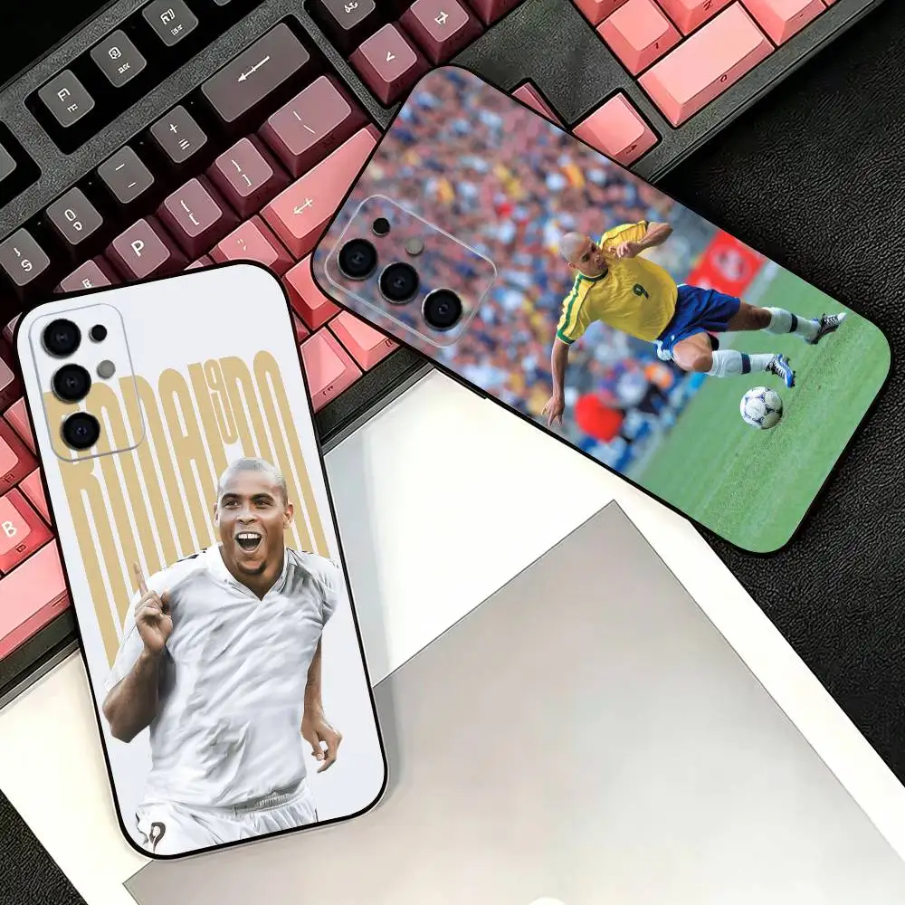 The Phenomenon R-Ronaldo 9  Soft Black Phone Case for Samsung S26,25,24,21,22,21,20,10,9,8,7,6Ultra,Plus,Fe, Lite