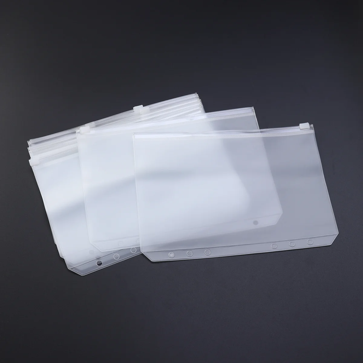 10PCS A5 Zipper Paper Storage Bag Business Side Pocket Loose-leaf Book (A5 Zipper Bag) A5 Paper Storage Bag