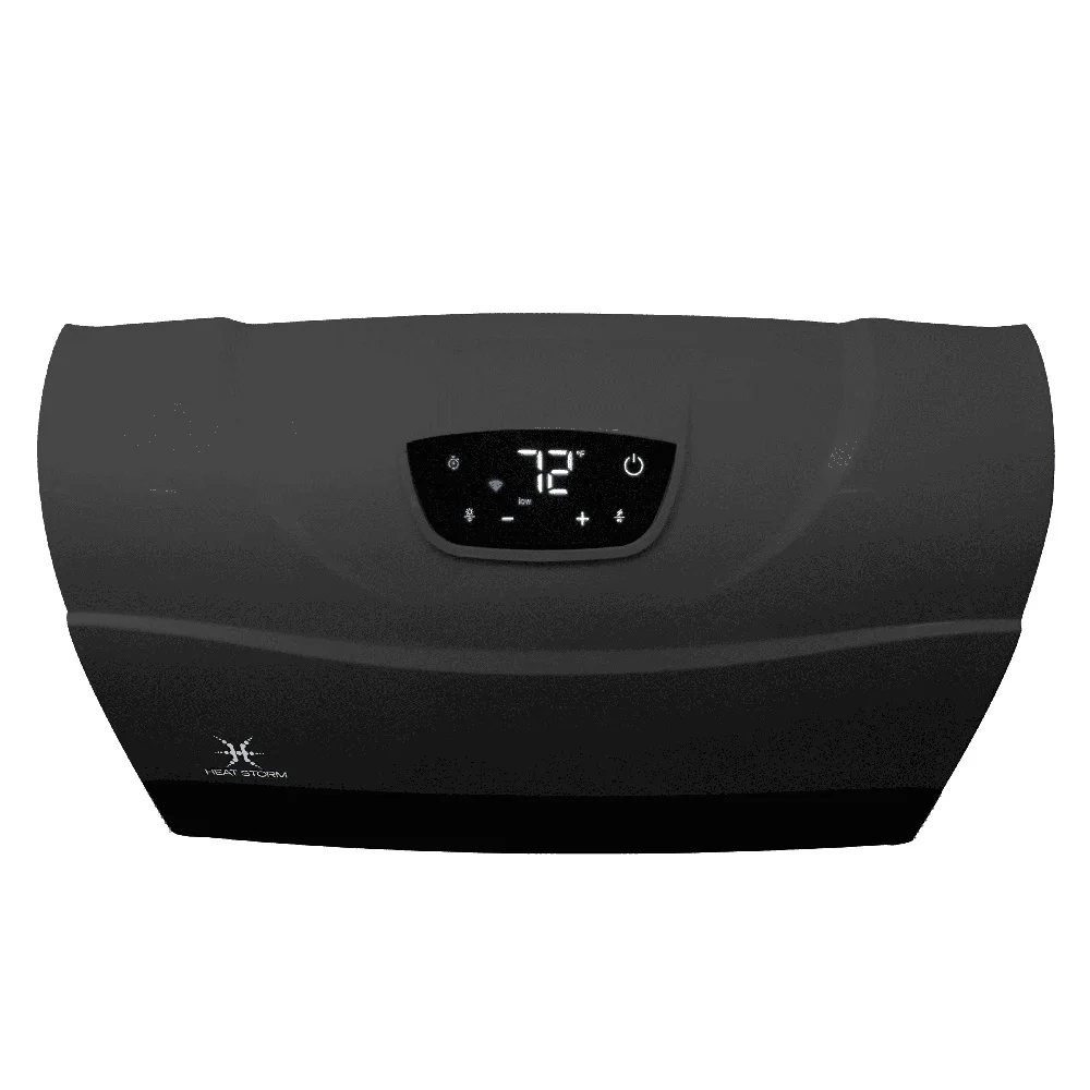 1500W 전기 스마트 공간 히터 Wi-Fi 제어 안전 터치 에너지 효율적인 모드 실내 사용 팁오버 보호 LED 디스플레이