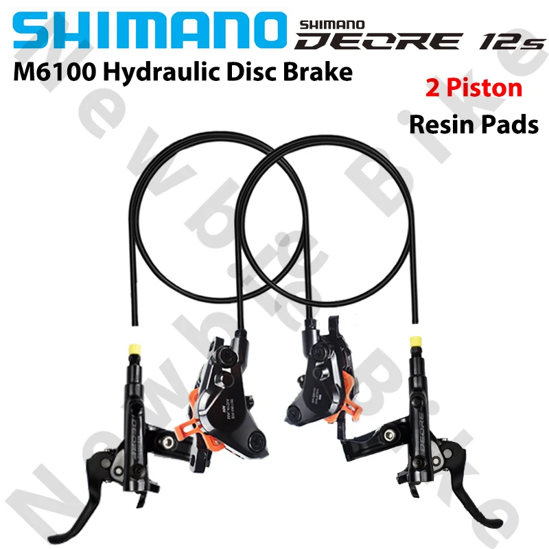 

SHIMANO M6100 Split Brake One Side Only Right Rear 1700MM/Only Left Front 1000MM or A Pair Original MTB Hydraulic Split Brake