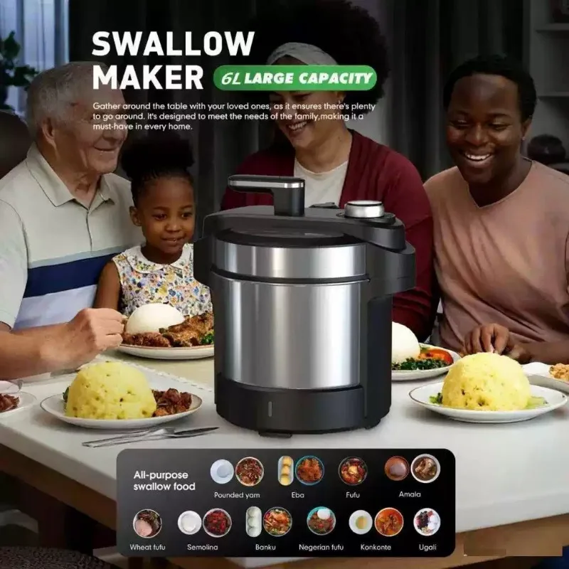 New African Staple Food Machine FUFU Machine, Ghana Banku Maker, Swallow Paste, Meat Grinder