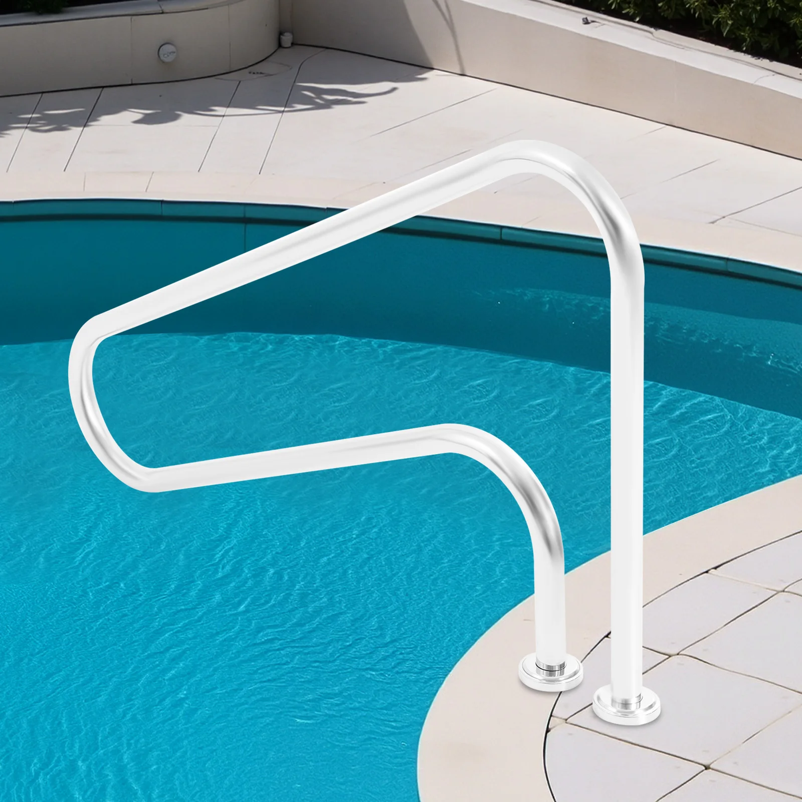 

304 Stainless Steel Pool Handrail Swimming Pool Handrail High Quality Pool Rail for In-Ground Pool