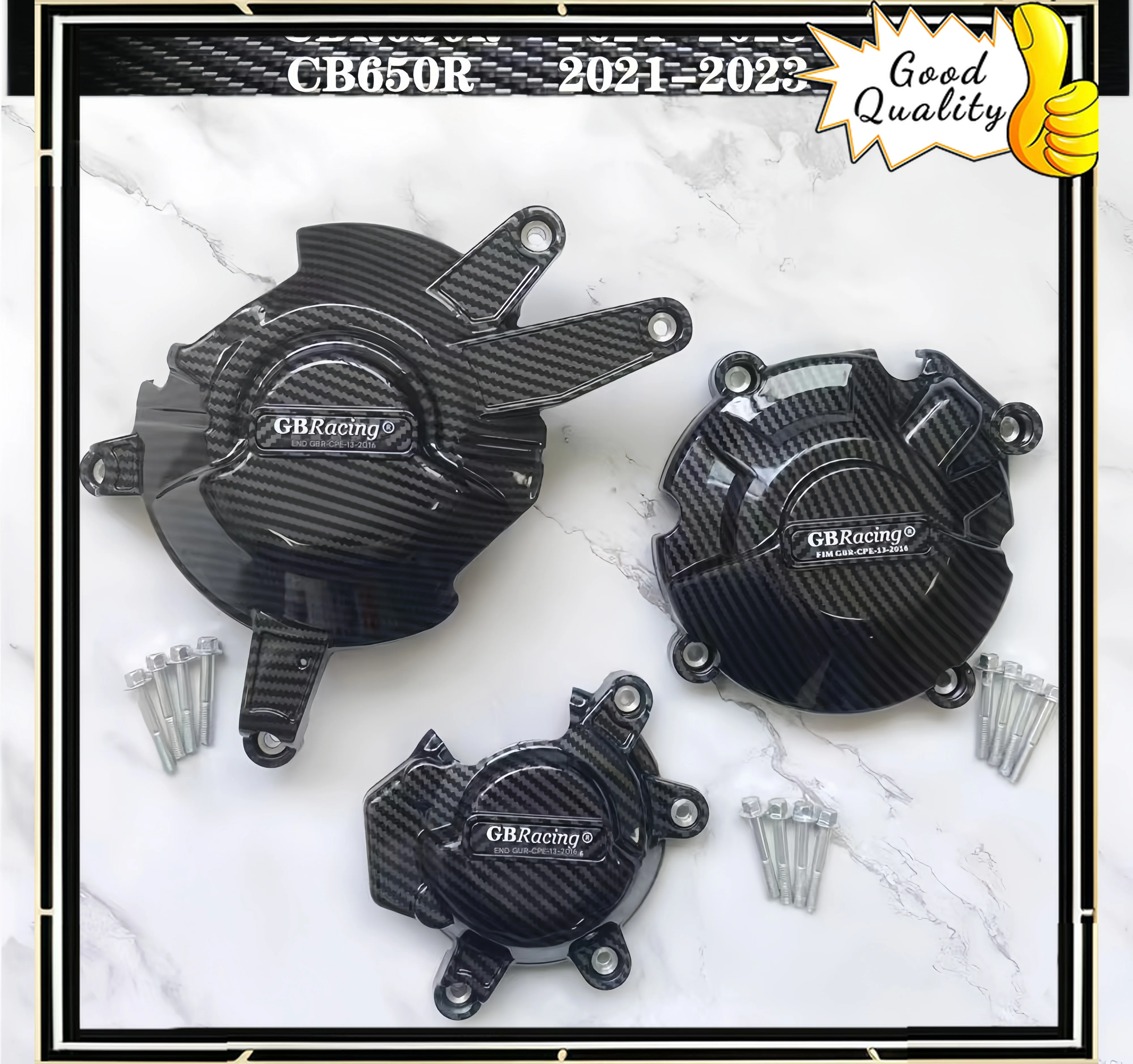 

Good Quality 【High Quality】Applicable to Honda CBR650R CB650R 2021-2024 modified engine anti-fall cover protective side cover