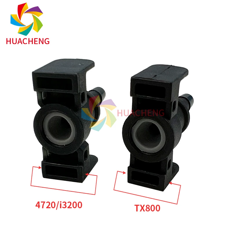 10Pcs/Pack Printer Connector Dumper Filter Connecting Part for 4720 I3200 TX800 JV33 Damper Plug