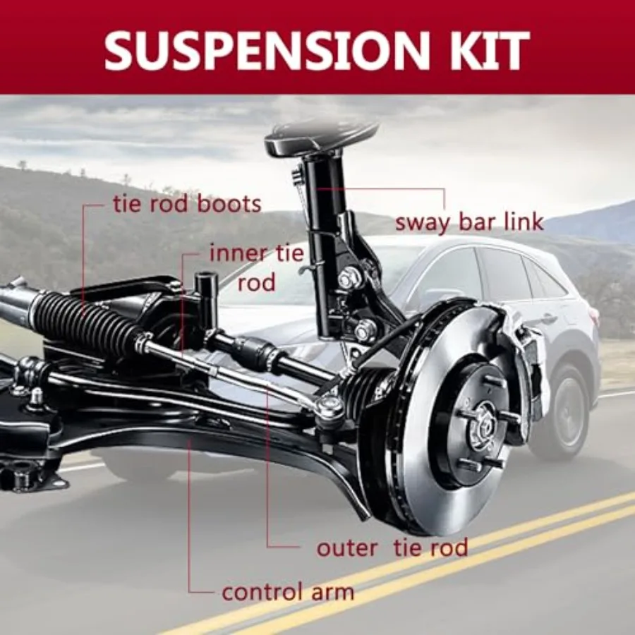 2 قطعة ذراع التحكم السفلي مع وصلة كروية لاستبدال 20132018 Acura RDX المركبات عالية القوة الصلب البناء تحسين Ha #5