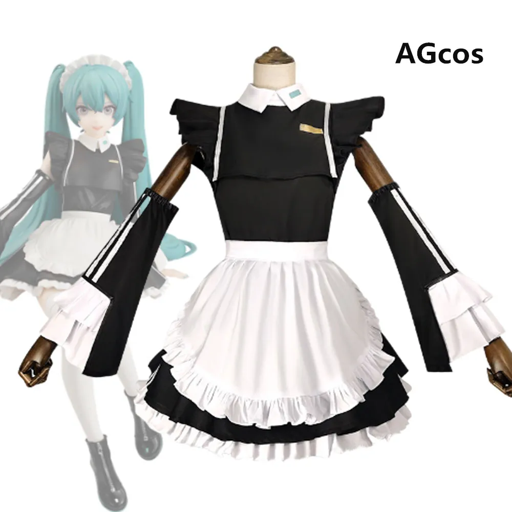 

Черное платье горничной AGCOS Miku