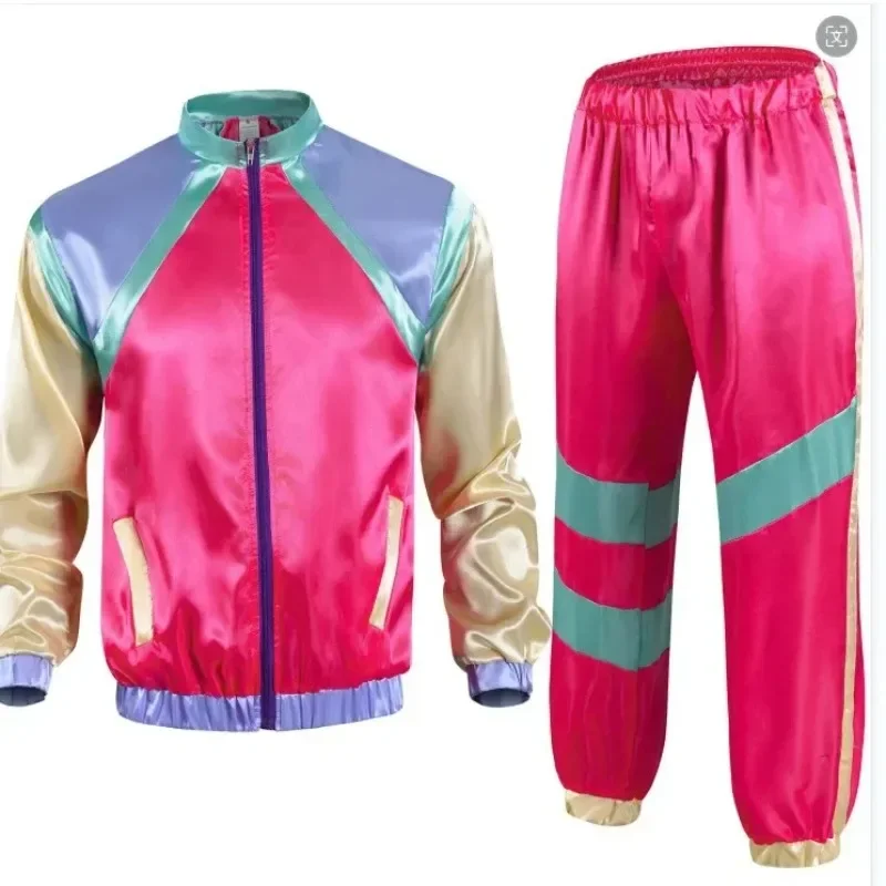Kostium Retro Disco z lat 70. Impreza Cosplay Nowy kostium na Halloween Kostium sceniczny dla par Hippie Up dla kobiet mężczyzn