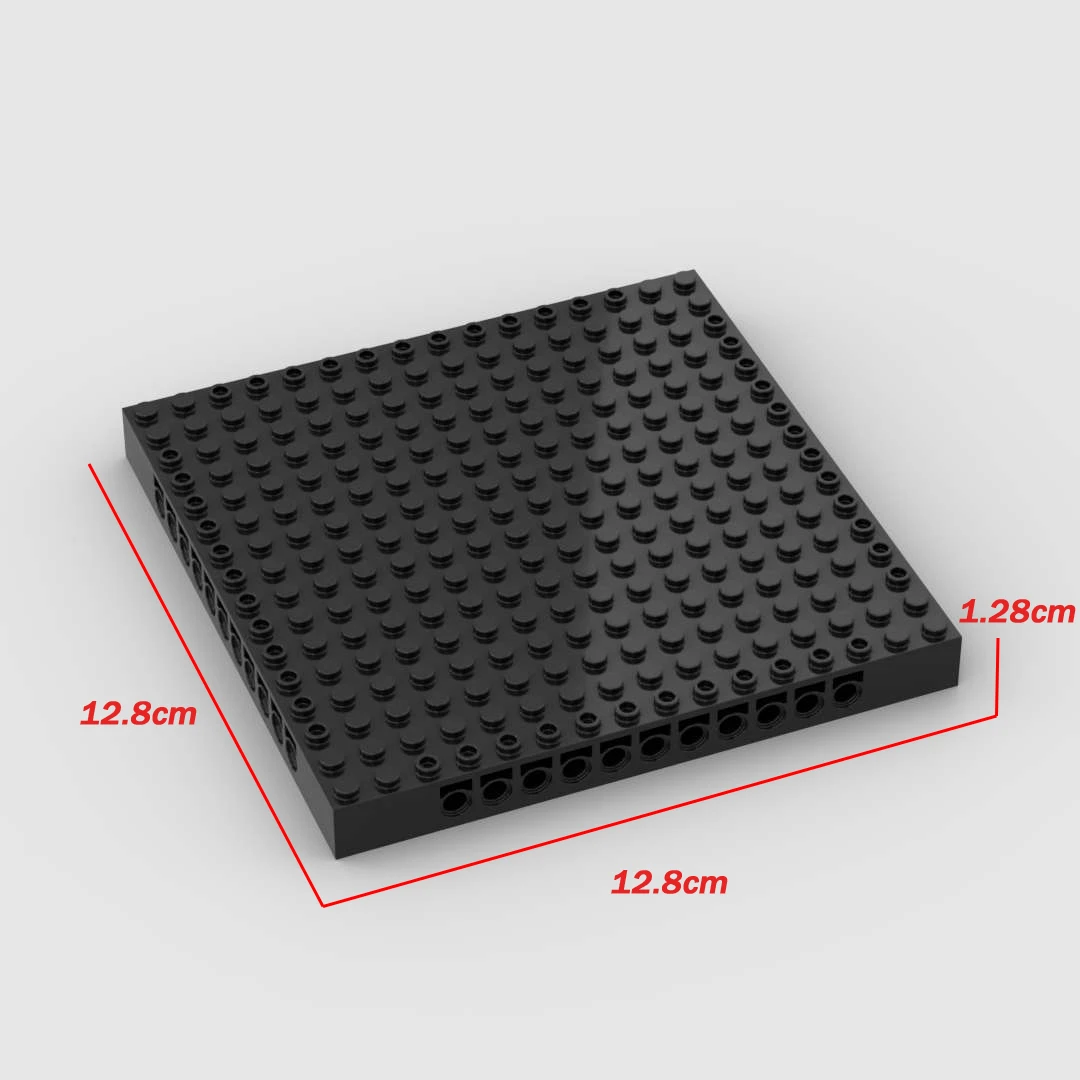 MOC Building Block Pixel Art Base Plate Specifications 65803 DIY Mosaic Painting Replacement Parts 9PCS  with 36PCS Pin 