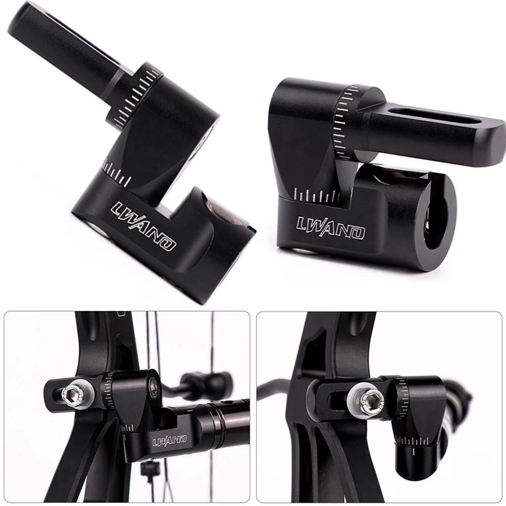 

Archery Single Side V Bar Stabilizer Mount Quick Disconnect Adjustable Sport Compound Bow Shooting Hunting Accessory