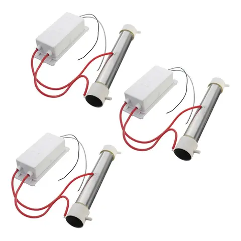 스테인리스 스틸 쿼츠 튜브 오존 발생기, 물용 공기 청정기, 오존 살균기, 3X3G, 220V, 핫 세일