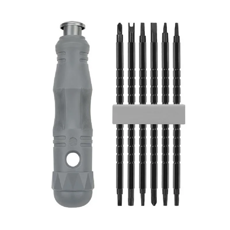 13/17 In 1 Multi-purpose Screwdriver Set Telescopic Cross Flat-head Triangular Inner Cross Double-headed Batch Of Head Tools