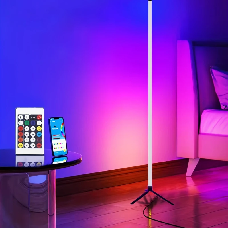 

Popular floor atmosphere light Bluetooth APP with infrared remote control, popular home decoration lamps