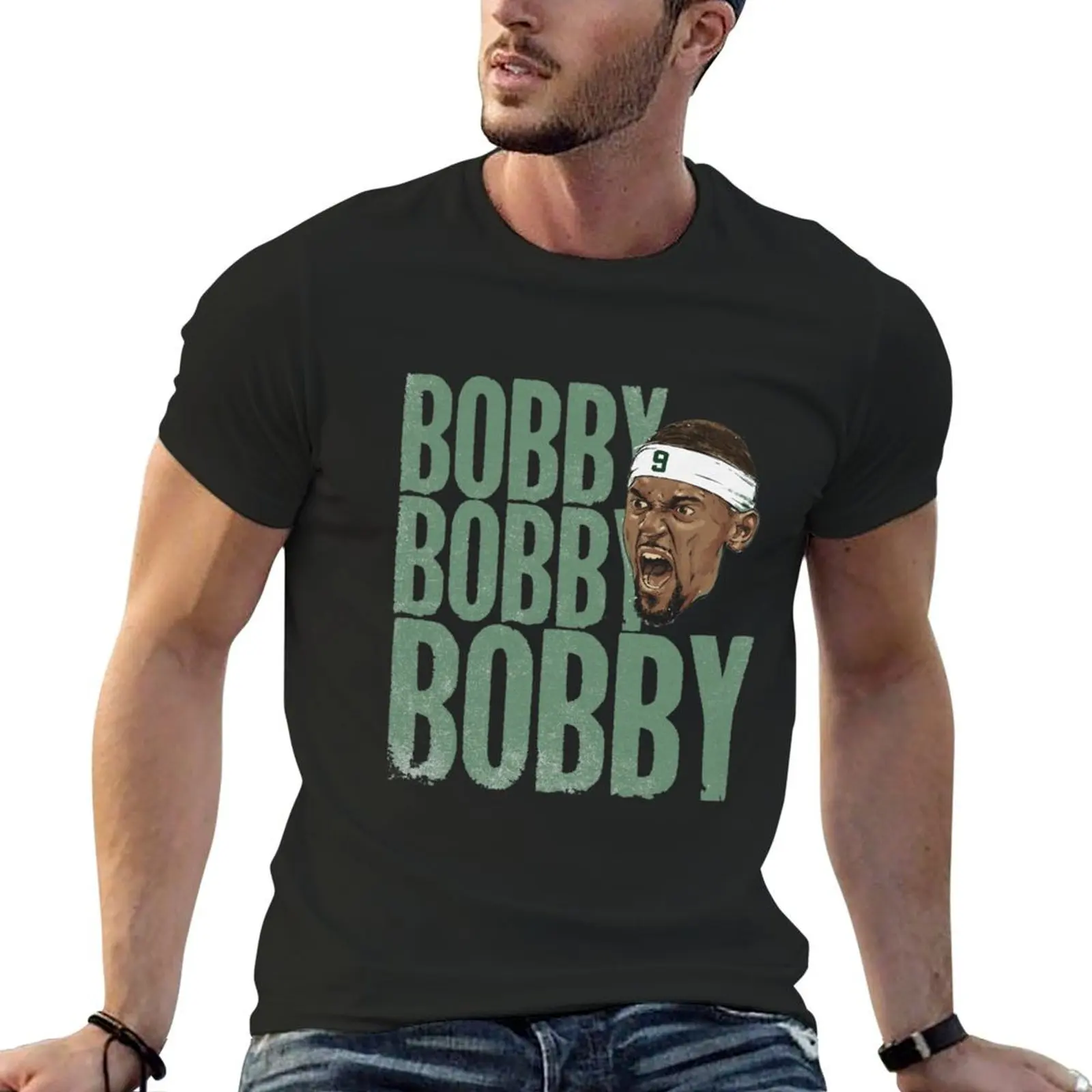 Bobby Portis Jr. Stack T-Shirt vintage anime shirt shirts graphic tees tee shirts for men