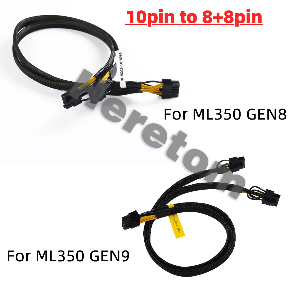 

NEW 10pin to 8+8pin GPU Power Adapter Cable for HP ML350 DL360 G8 G9 GEN9