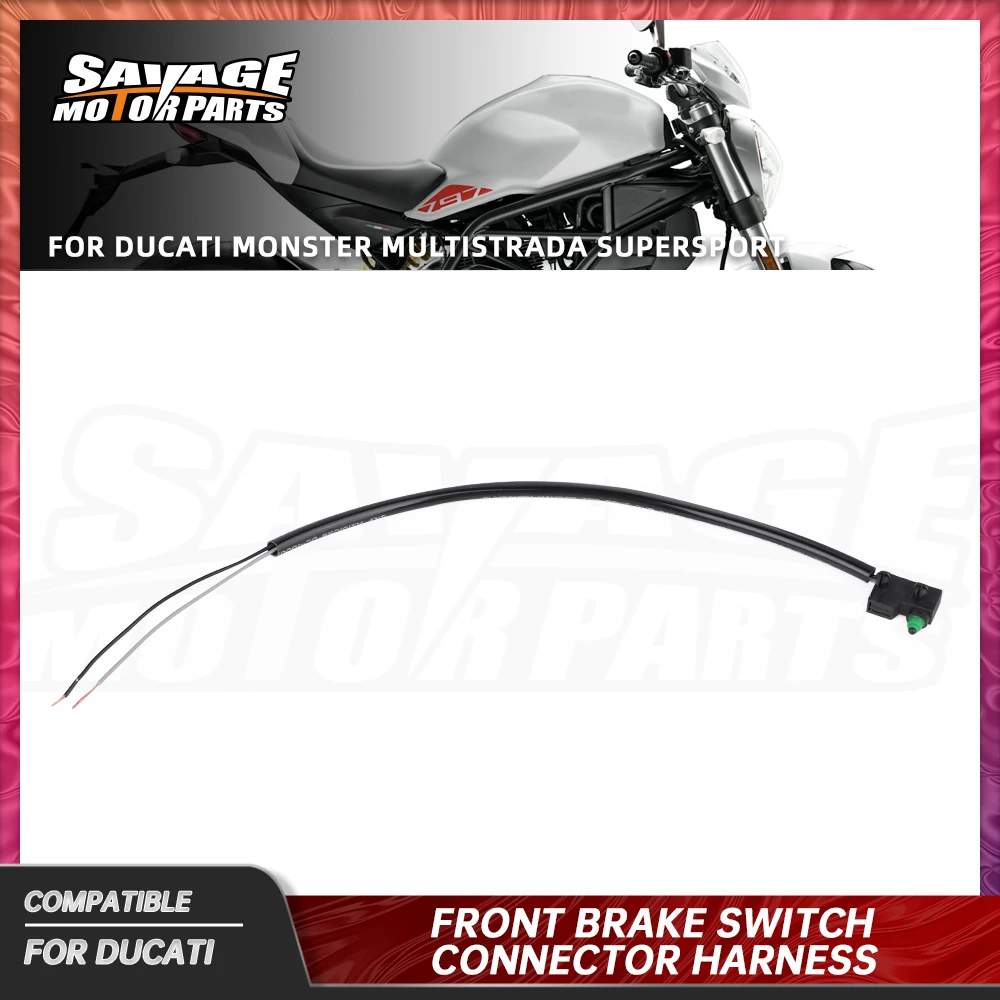 

For Ducati Monster 797 Front Brake Micro Switch Sensor Cable Connector Monster 900 1000 1100 1200 S4R S4RS EVO /S/R 2000-2021