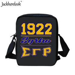 Jackherelook Sigma Gamma Rho Sorority Crossbody Bag for Teen Small Capacity School Bag Woman Casual Travel Shopping Shoulder Bag