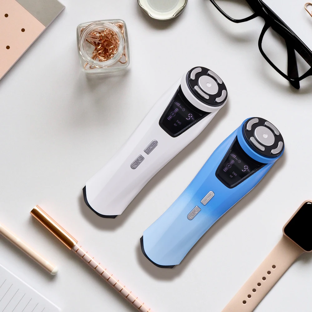 EMS Microcurrent Therapy Photon Skin Rejuvenation Device Anti-Wrinkle Lifting Firming Machine for Face Neck Portable Beauty Tool